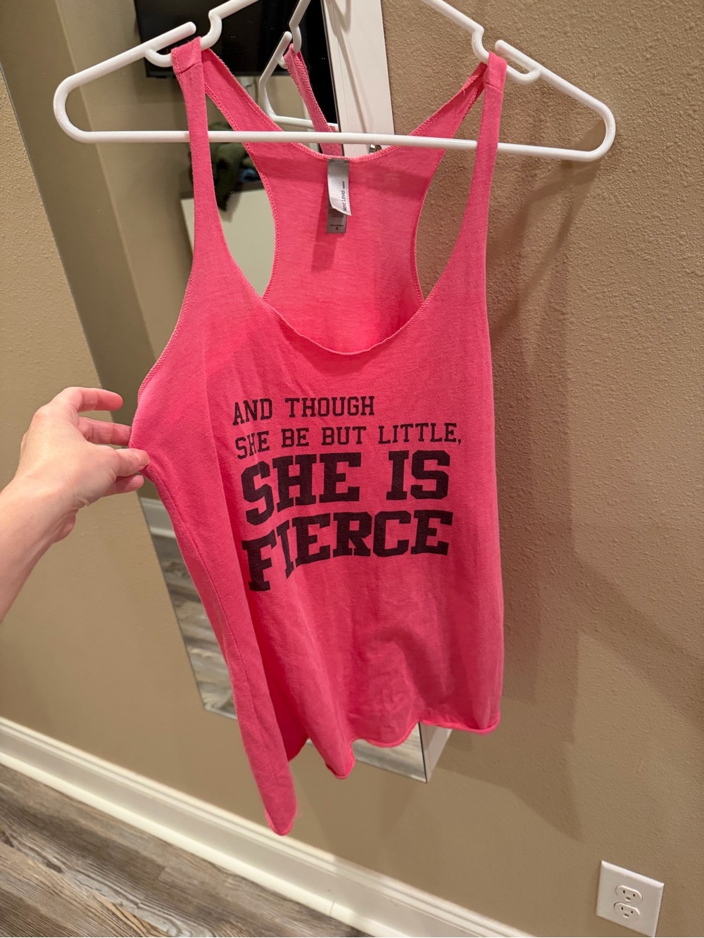 Next Level Apparel Pink Tank Top